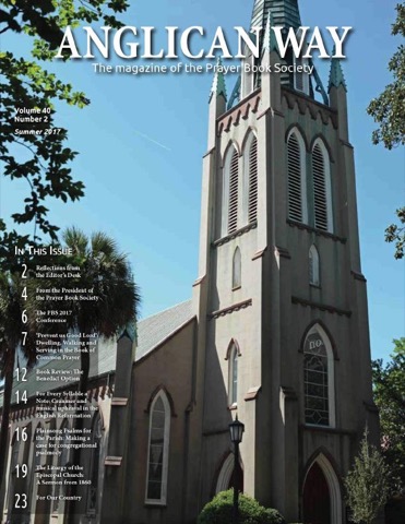 Cover of Anglican Way, Volume 40, Number 2, Summer 2017